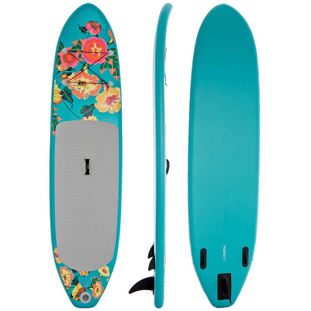 Supflex paddle Board Backpack Paddle leash Pump 10 foot FLOWERY MODEL