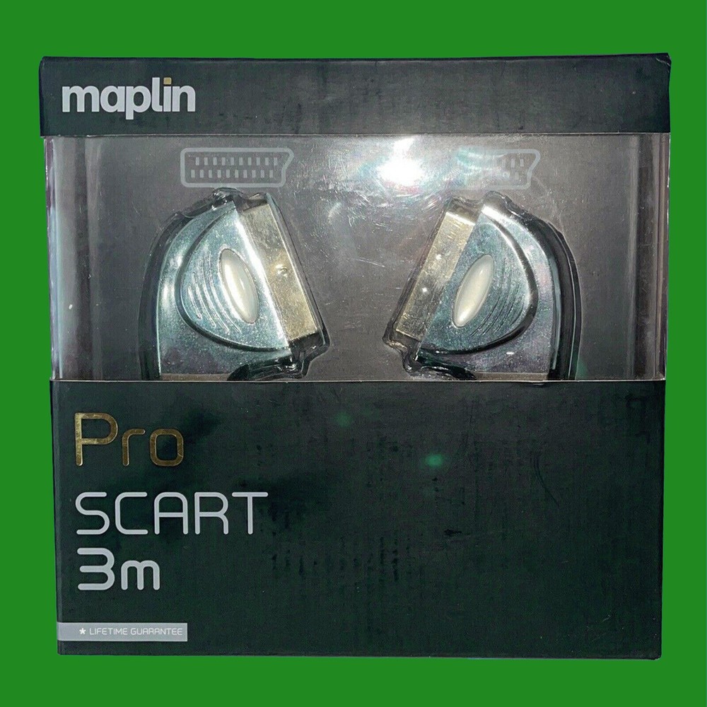 Maplin 3m Pro High Quality Scart Cable
