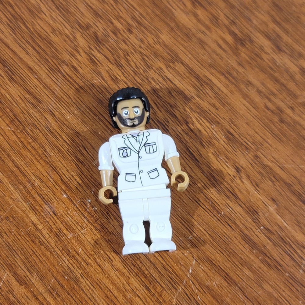 Building Block Man Figure With Beard