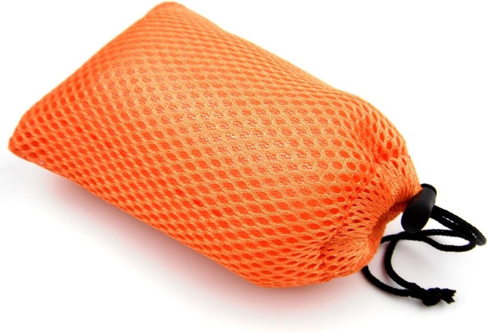 6pcs Nylon Mesh Drawstring Bag Pouches for Mini Stuff Cellphone Mixed Clor