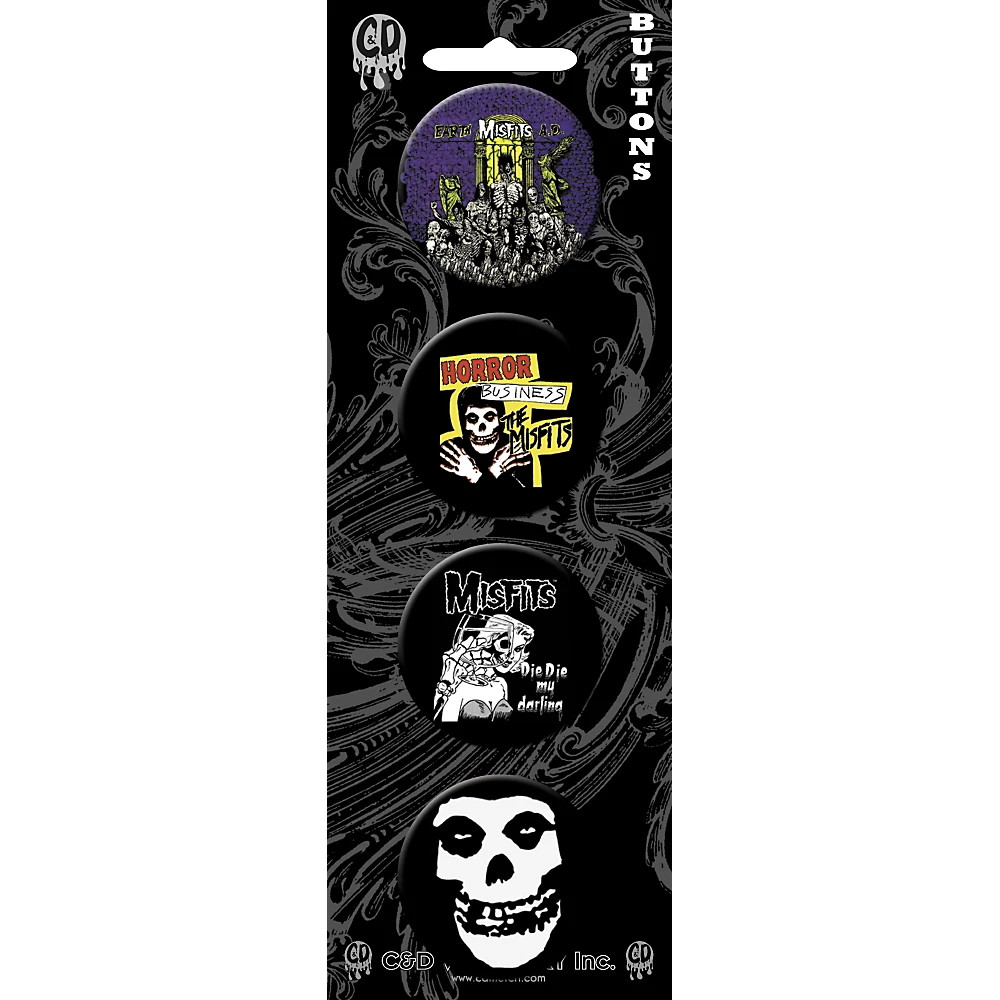 Misfits Button Set (4 Piece)