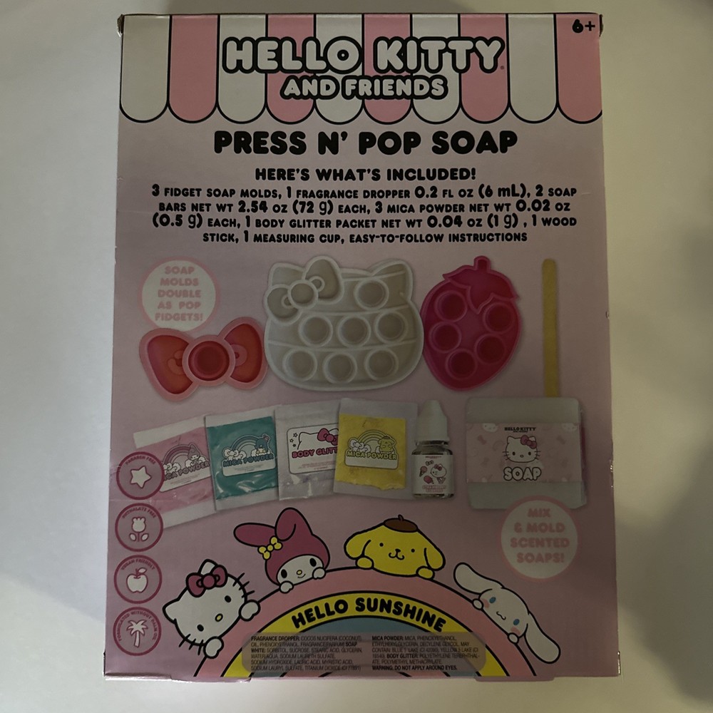 Hello Kitty® Press N' Pop Soap Kit NEW