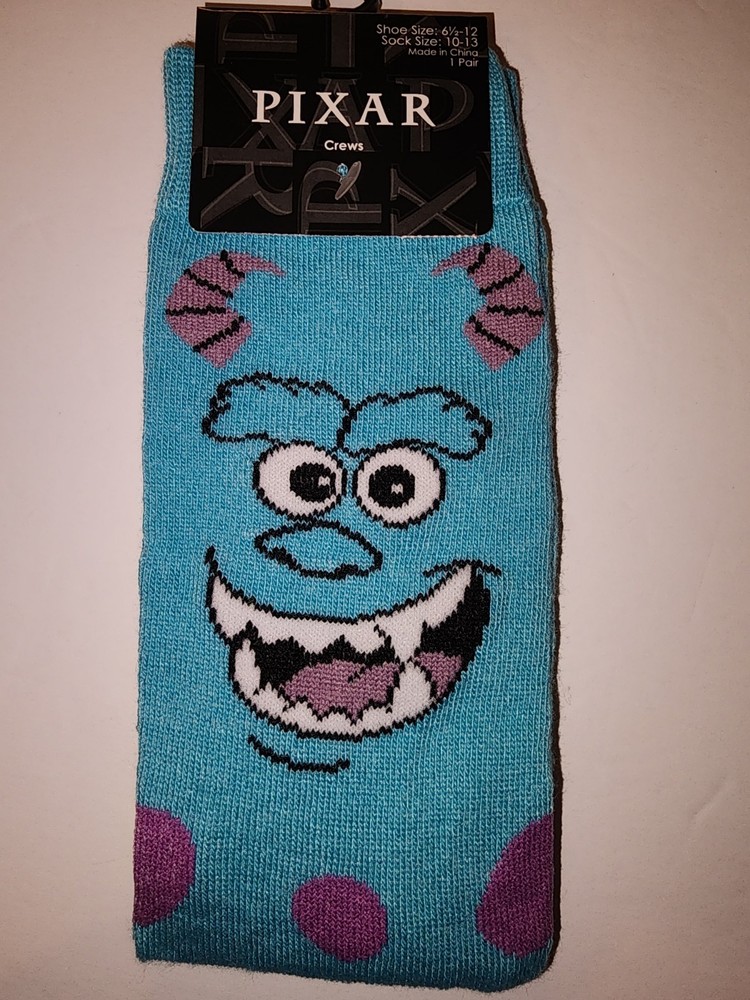 New Pixar Monsters Inc. Socks