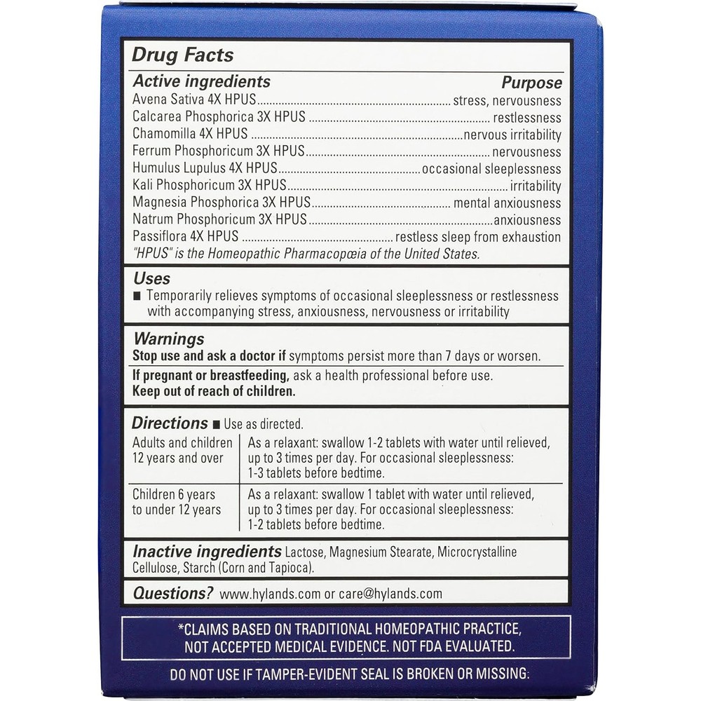 Hyland's, Calms Forte Tablets, 100 Tablets