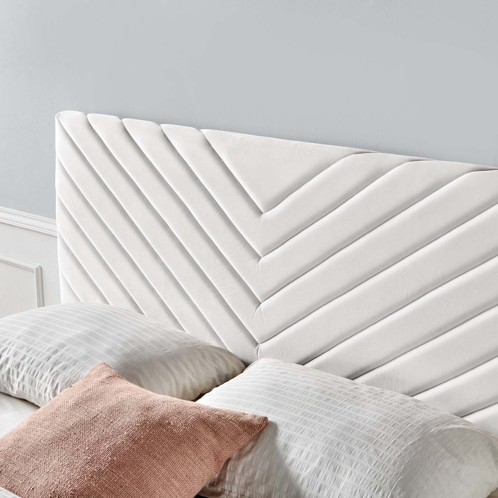 Modway Angular Channel Tufted Performance Velvet Full / Queen Headboard