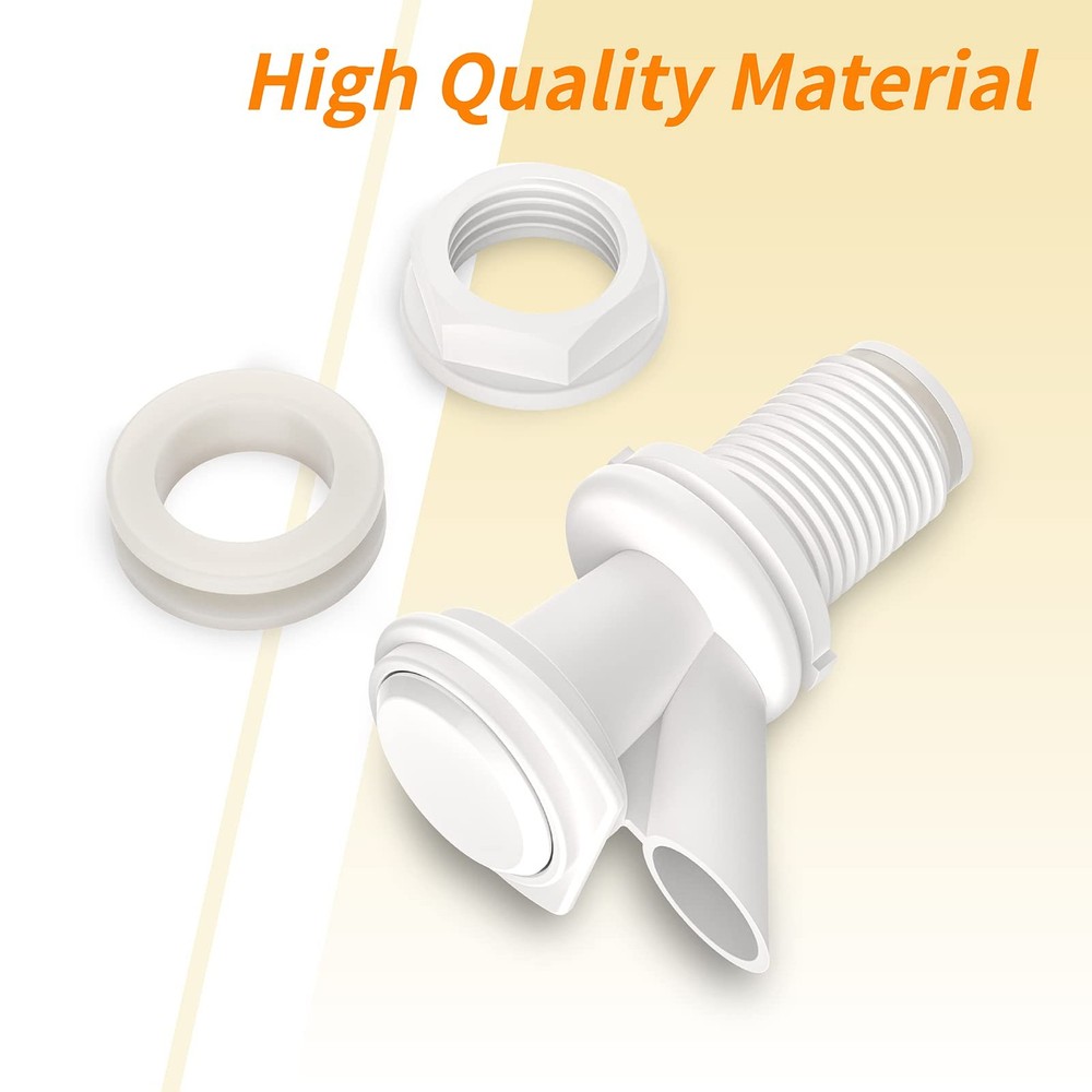 ZAITOE Push Button Spigot Replacement, Compatible with 10 gallons, White