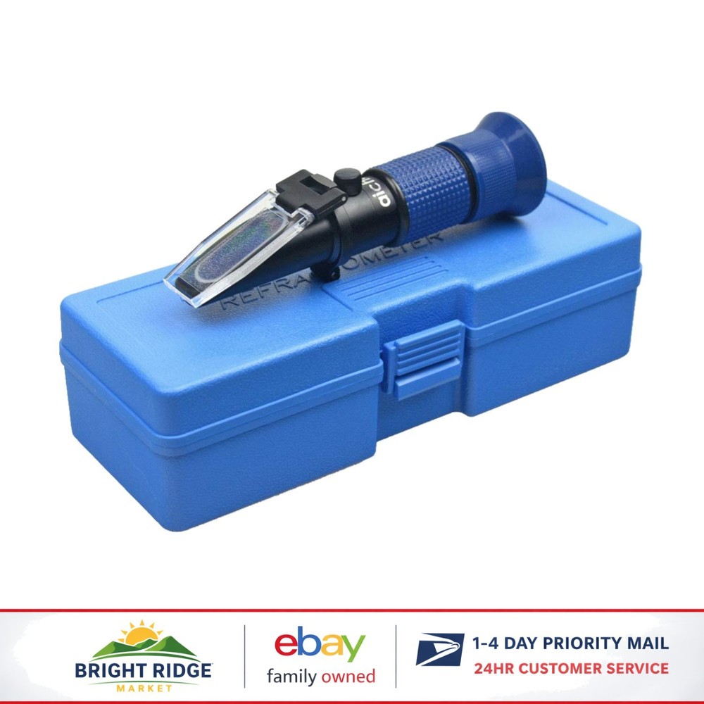 Includes Plastic Case and Accessories for Sugar Content Measurement Tool