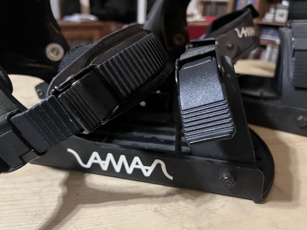 Vintage Lamar USA Snowboard Tweak Bindings w/Lib Tech Ant
