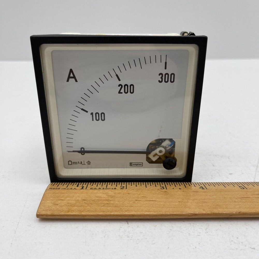 Crompton Instruments E244-01A-G Ammeter DIN Standard ES. 50 Millivolts - NEW