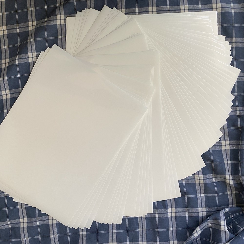 AIVA Vinyl Sticker Paper, 80 Sheets, Glossy For Inkjet Printer