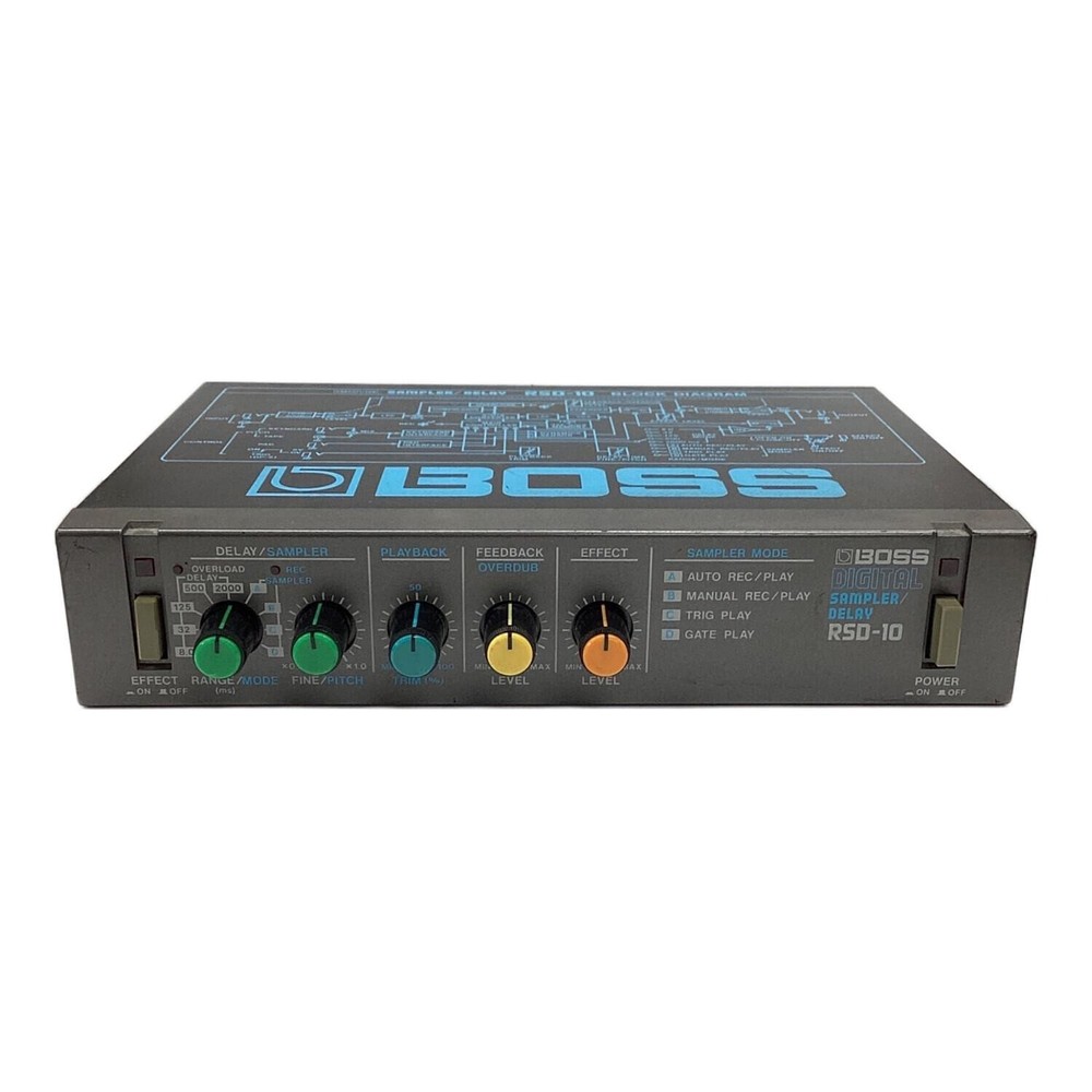 Boss RSD-10 Digital Sampler Delay Micro Rack Made in Japan Working