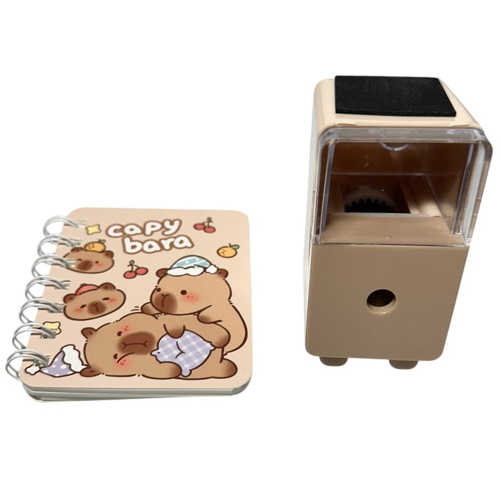 NEW Capybara Stationary Set 26 Piece Tan