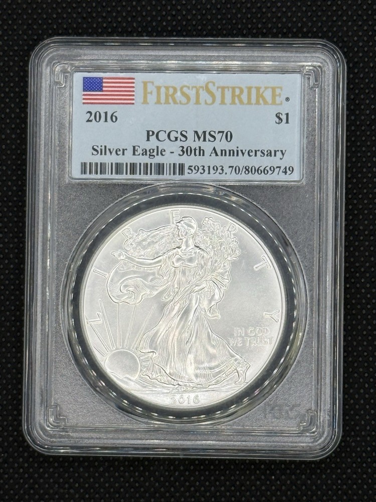 2016 Silver Eagle 30th Anniversary First Strike PCGS MS70 #251