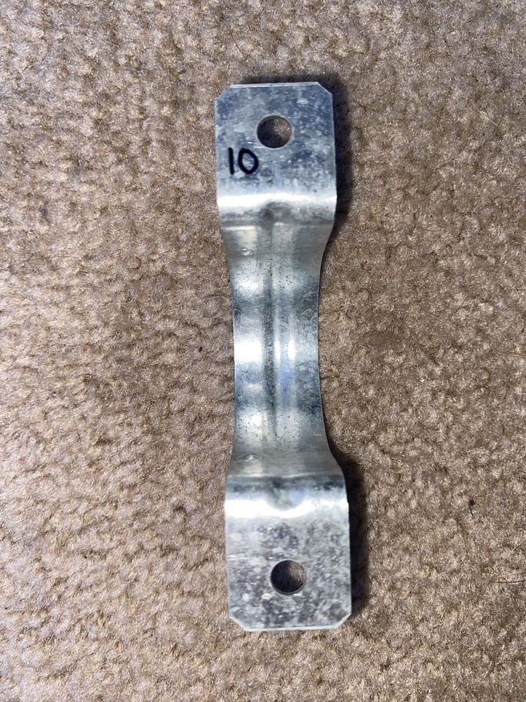 Unbranded 1 1/2” H.W 2-hole Pipe Strap