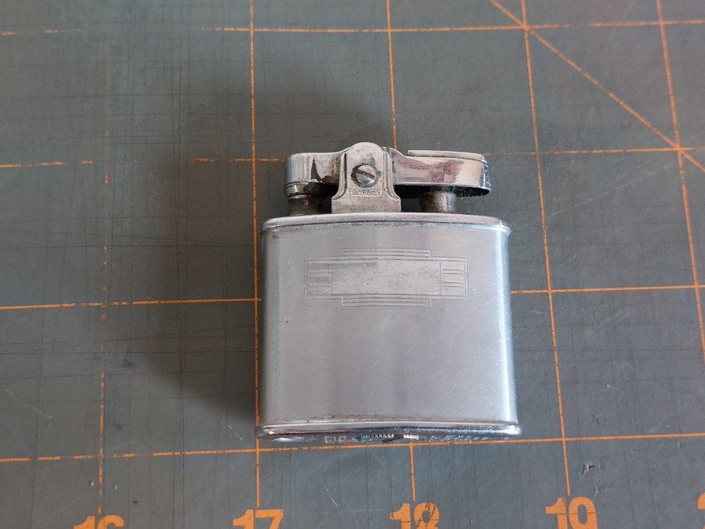 Ronson Standard Lighter Chrome No Monogram