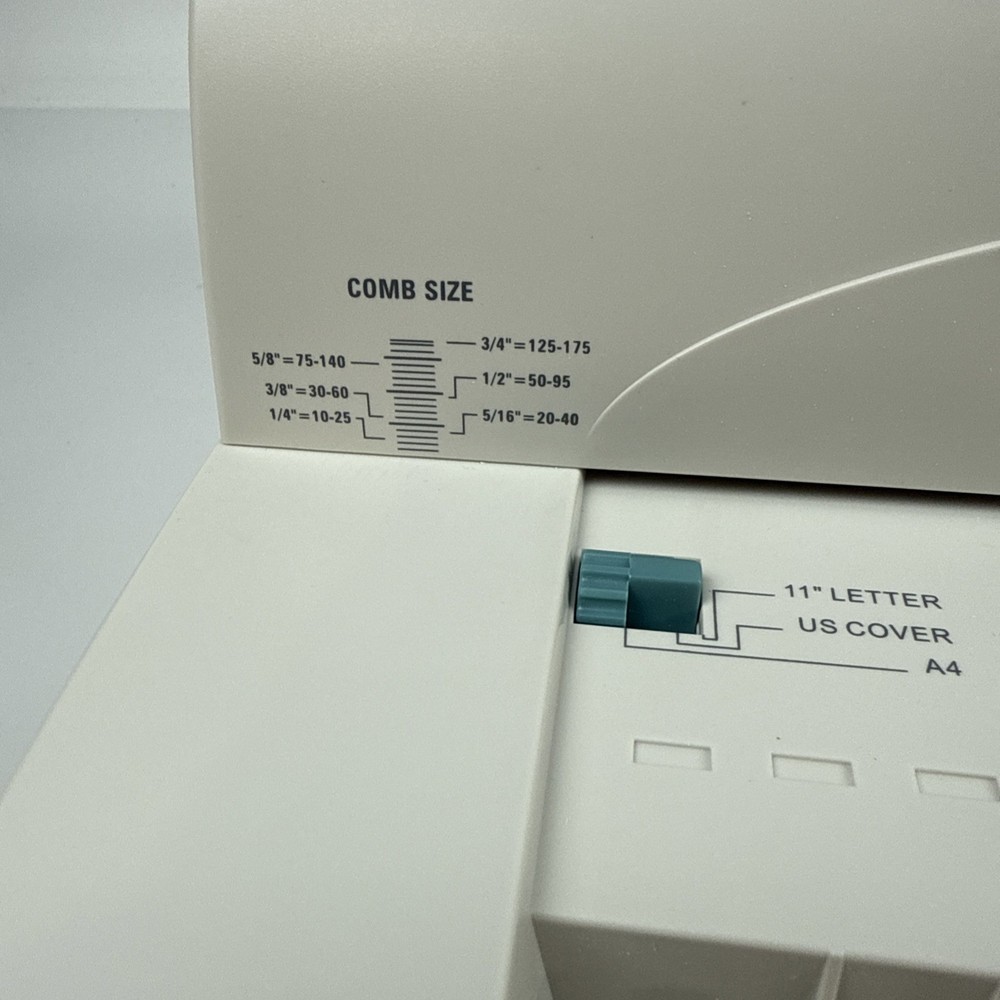 GBC CombBind C95e Manual Comb Binding Machine