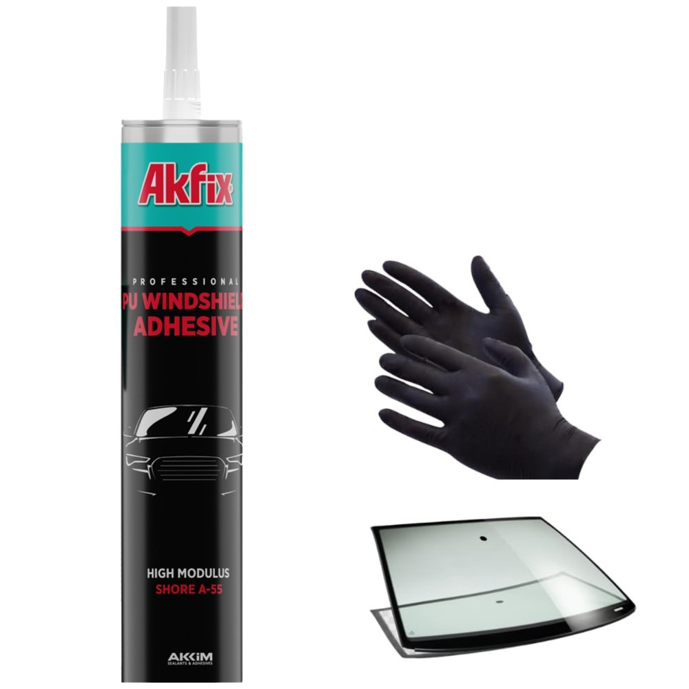 Urethane Windshield Adhesive Black (1x10.1 fl.oz.) - Fast Curing Car Window