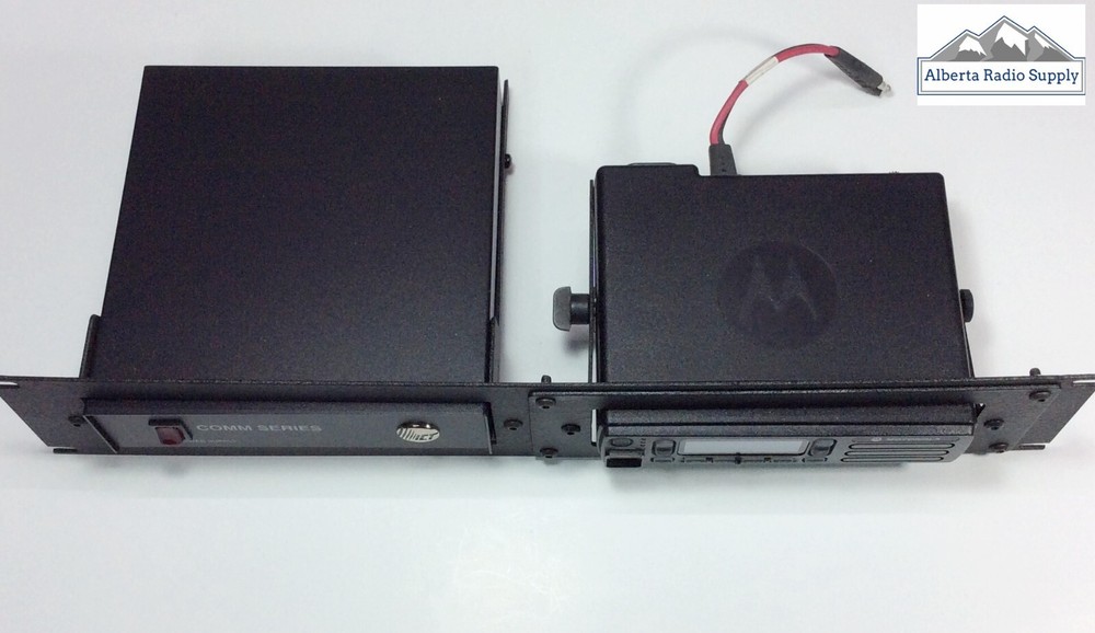 19" Rack Mount Panel: SAMLEX / ICT Power Supply + Radio Combination