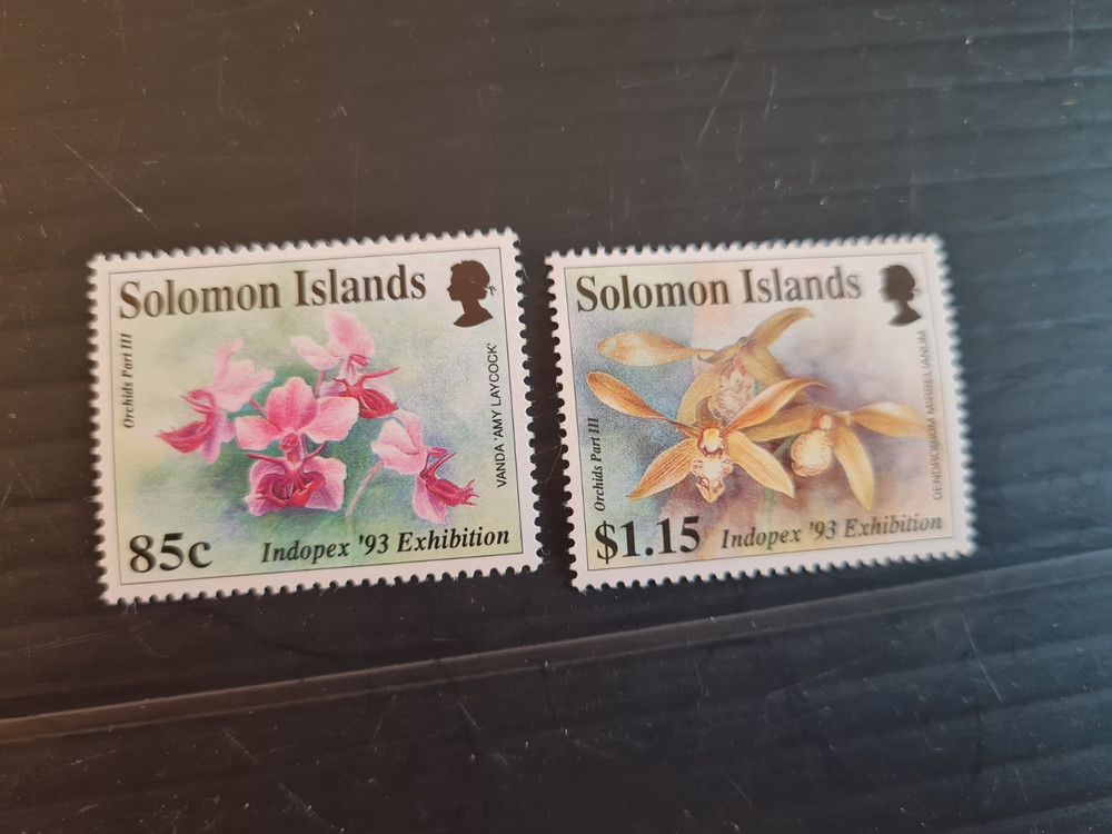SOLOMON ISLANDS 1993 SG 773-774 INDEPEX MNH