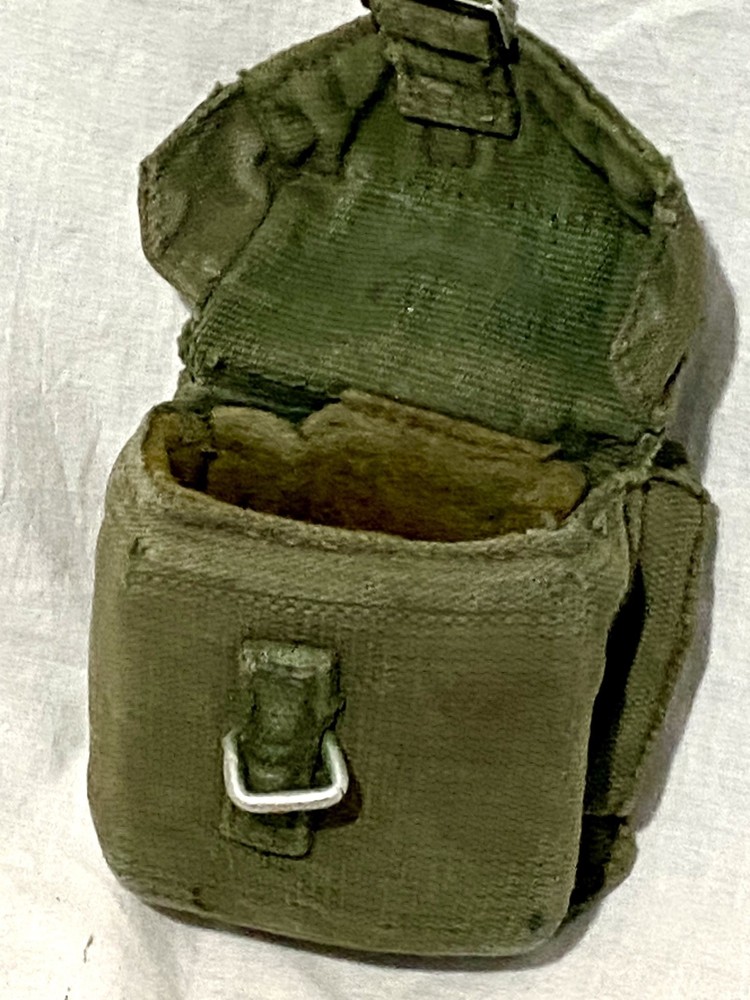 Vintage British Army 1944 Pattern Webbing Ammunition Ammo Pouch