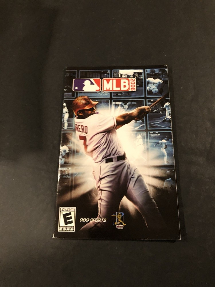 Mlb 2006 ps2 Manual only