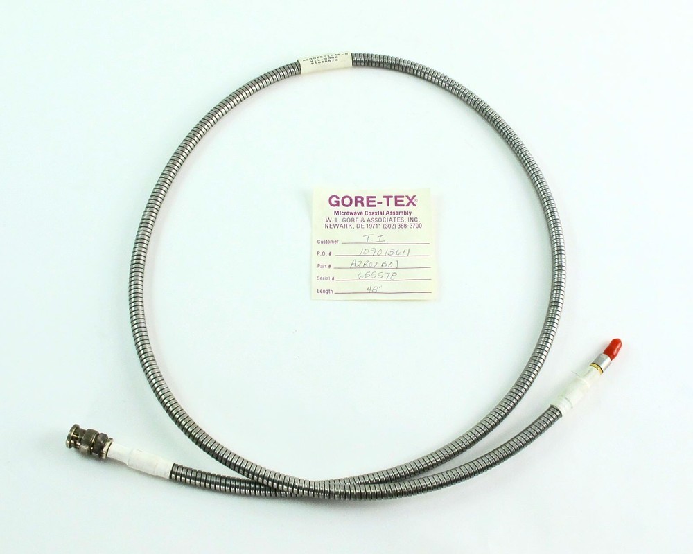Gore-Tex A2R02B01 RF Cable Assembly A2R02B01048.0 - 48"