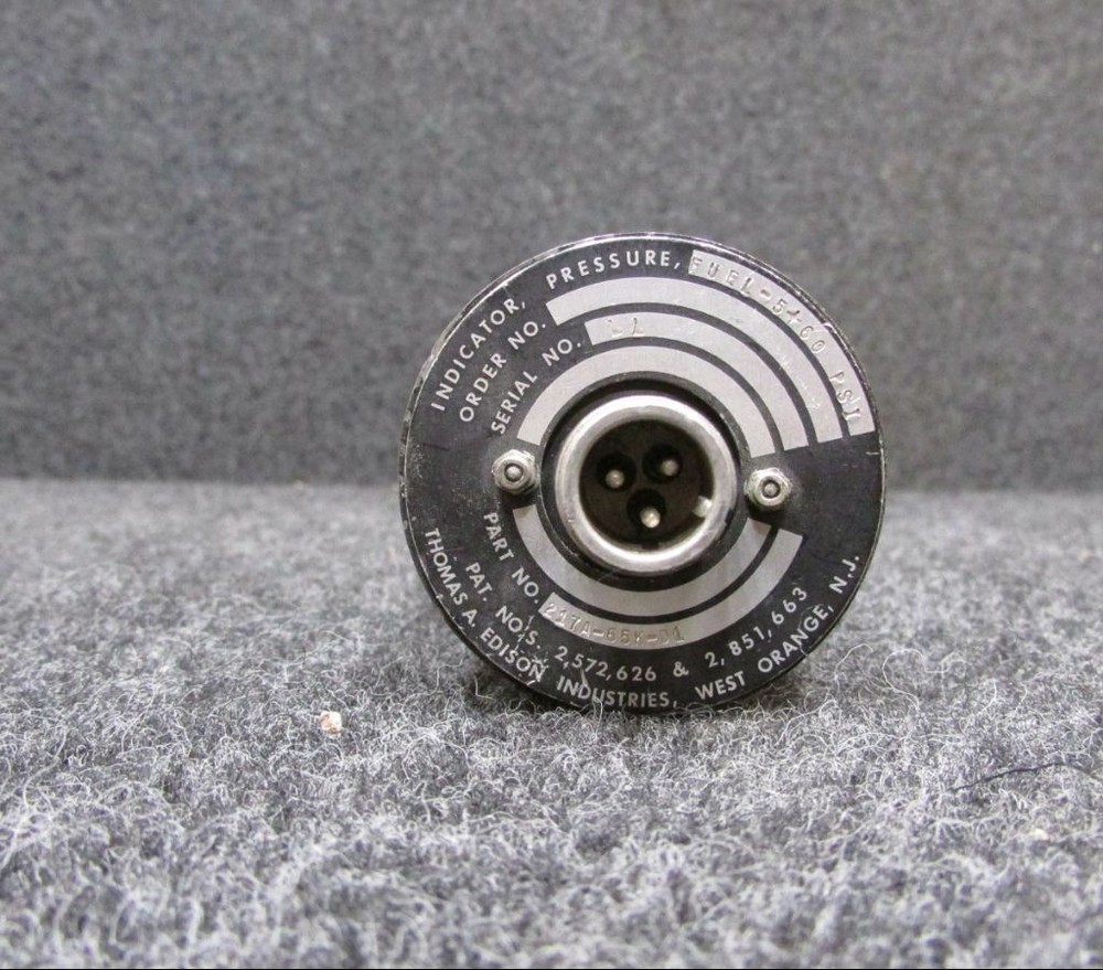21TA-65K-D1 Edison Fuel Pressure Indicator