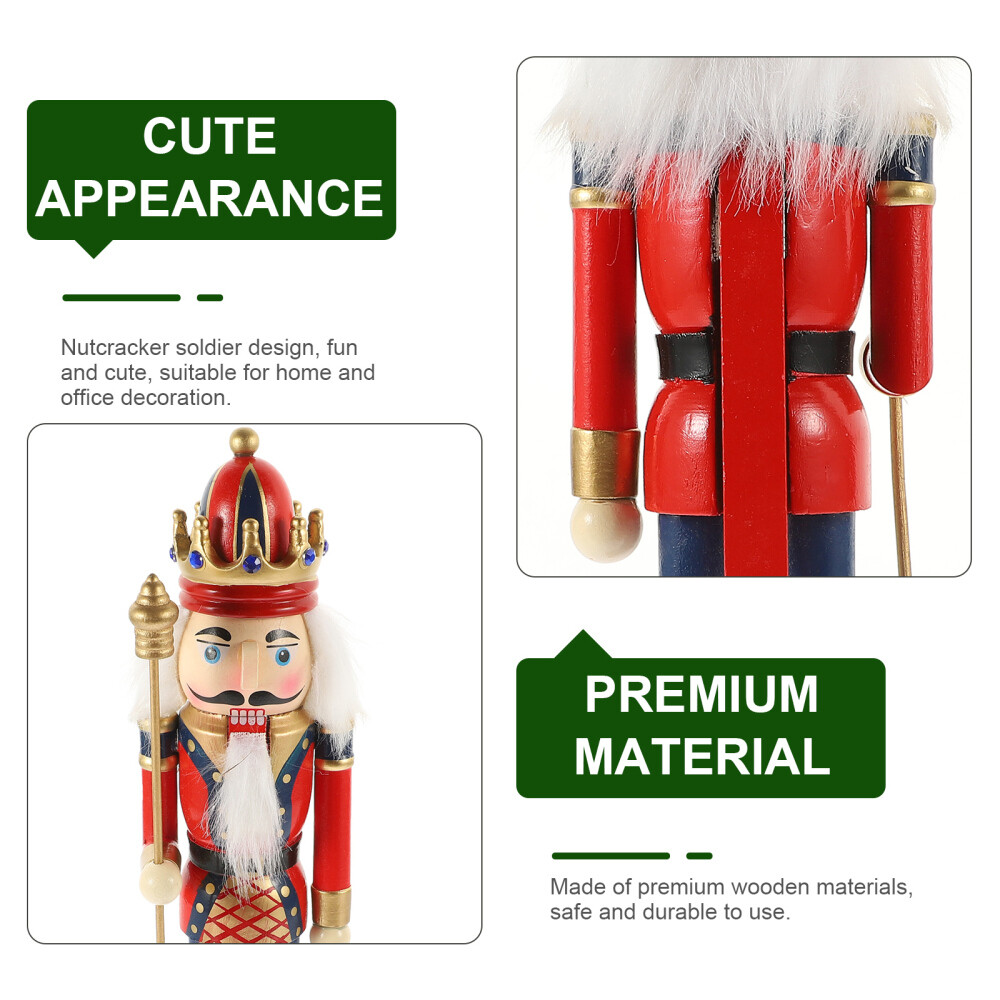Christmas Nutcracker Figurine Decor Nutcrackers Doll Holiday Decoration