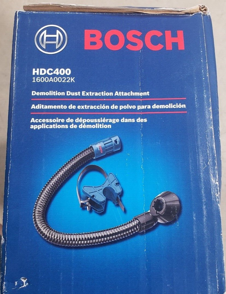 Bosch HDC400 Construction 1-1/8 In. Hex Chiseling Dust Collection Attachment
