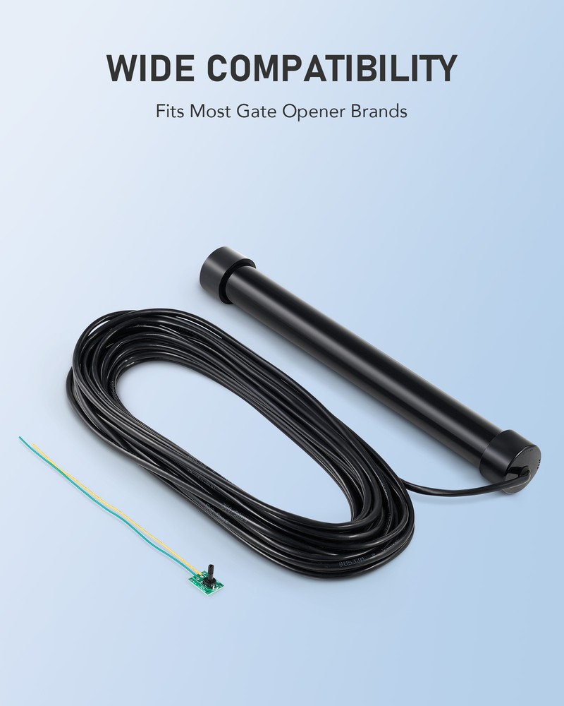 CO-Z Wired Vehicle Sensor Exit Wand Driveway Gate Exit Sensor Kit 50 ft. Cable