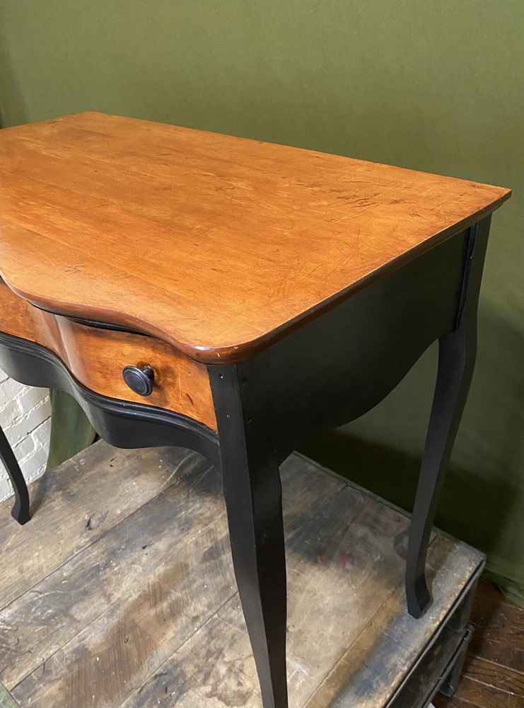 Antique Sheraton style writing desk. Refinished. Handcrafted