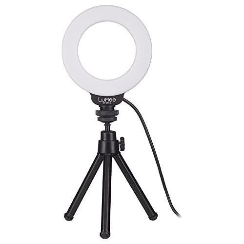 LuMee Studio - RGB Ring Light with Tripod Stand - 10 inch - Black