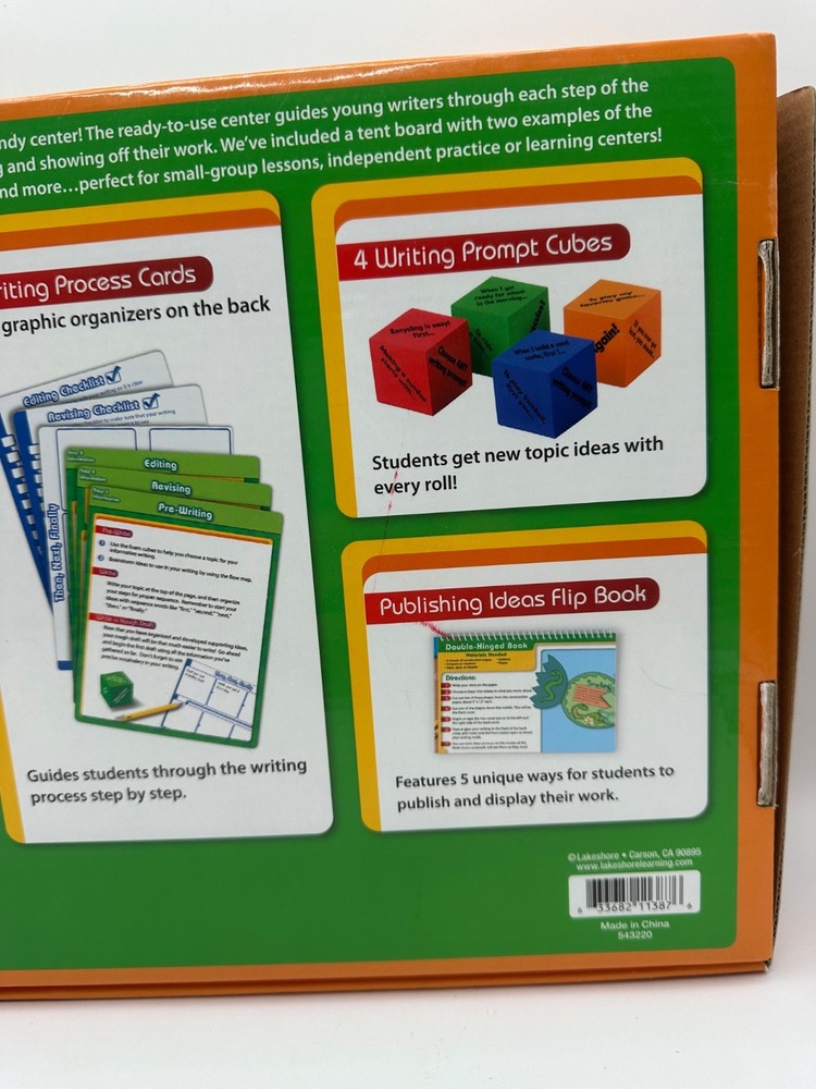 Lakeshore Step-By-Step Independent Informative Writing Center COMPLETE Ages 8+