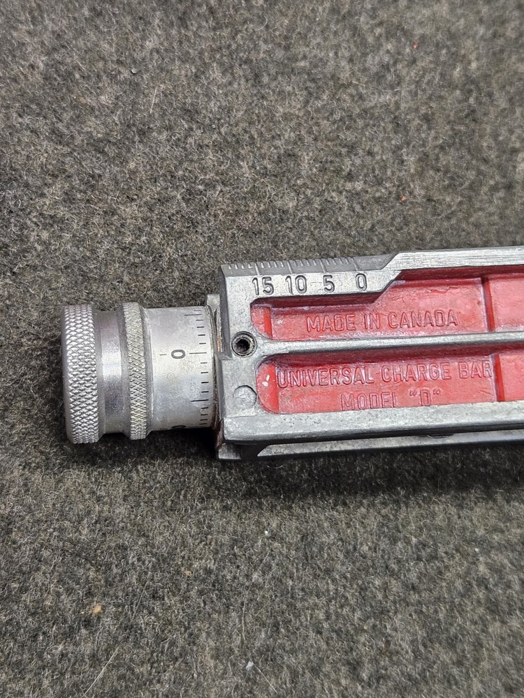 Universal Model D Shot & Powder Charge Bar for Mec Progressive Reloading Presses