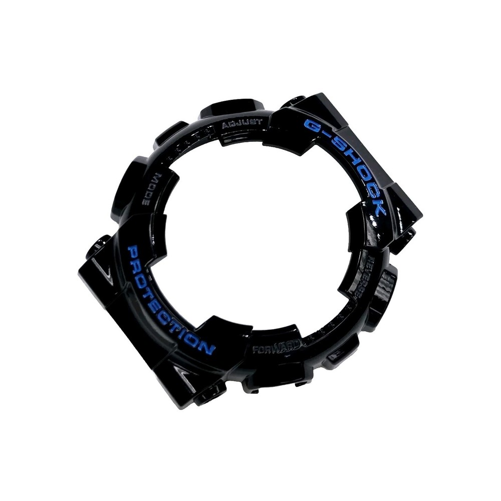 Genuine Casio Replacement SHELL BEZEL for GA110HC Glossy Black with BLUE