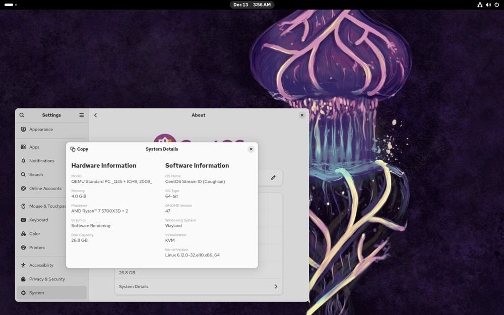 CentOS Stream 10 USB | 64 Bit/ARM Compatible | FAST Linux Bootable Live/Install