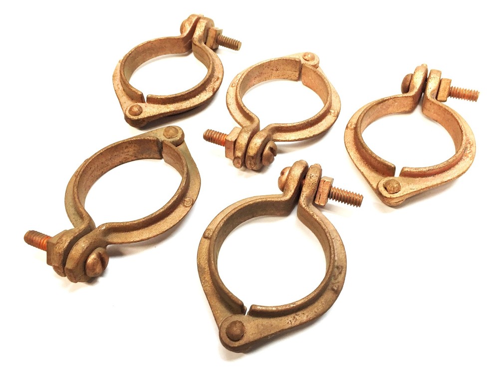 F&M 1-1/4" Hinged Split Ring Pipe Hanger 114 [Lot of 5] NOS