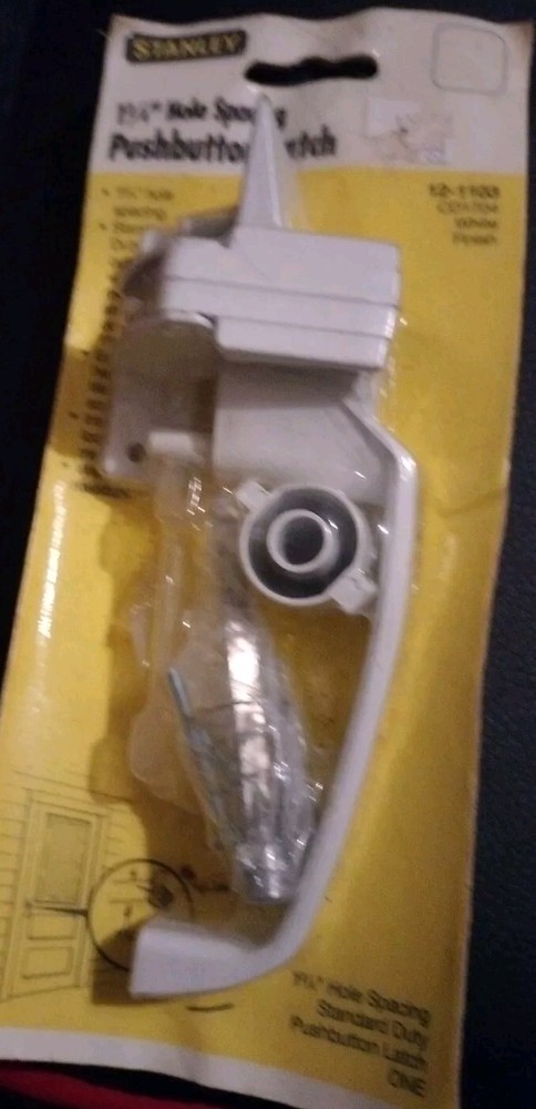 1  3/4 "  Stanley Hole Spacing Pushbutton Latch