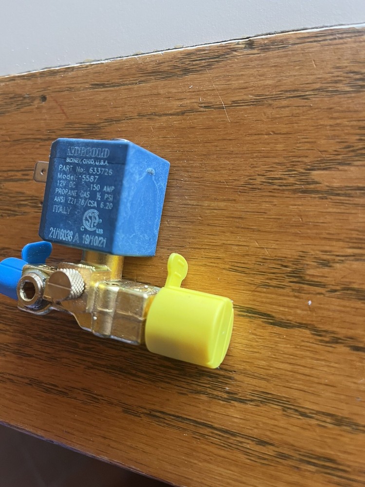 Norcold 633726 Refrigerator Gas Valve Assembly Model 5587 12V DC (A5A)