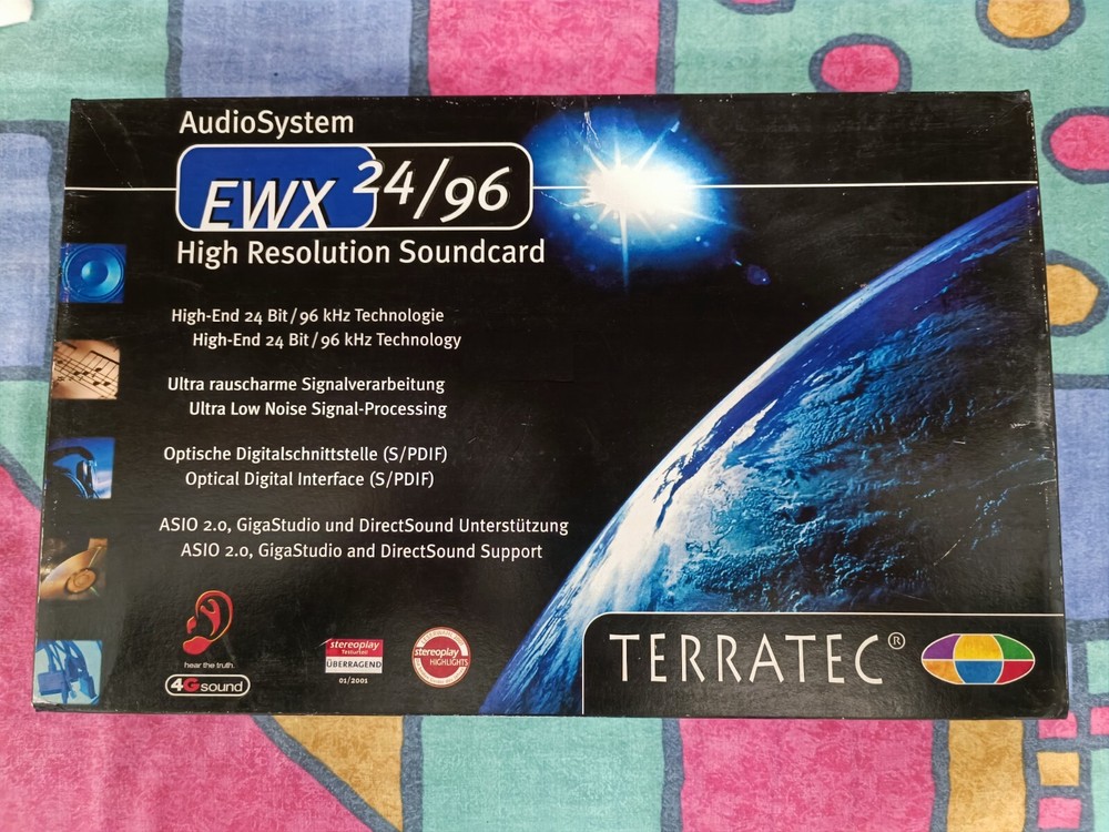 🔴Terratec EWX 24/96 PCI [Working][Box]