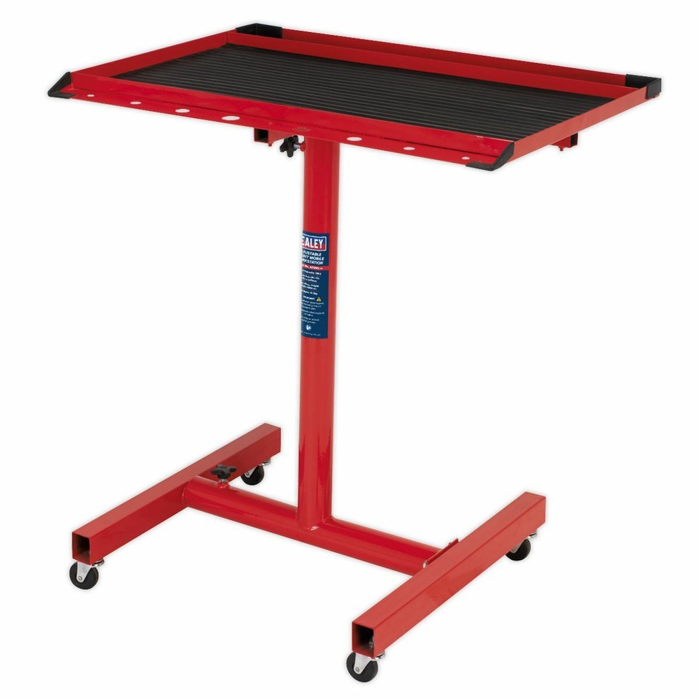 Sealey Mobile Workstation Adjustable-Height Workshop Warehouse Workbench