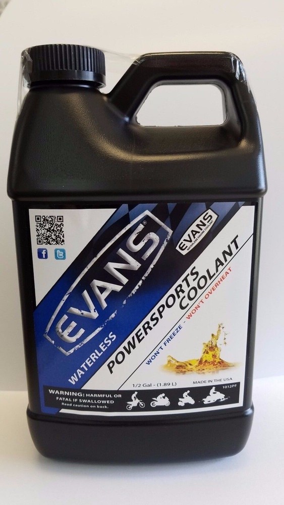 Evans Coolant EC72064 Powersports Waterless Engine Coolant, 64 fl. oz.