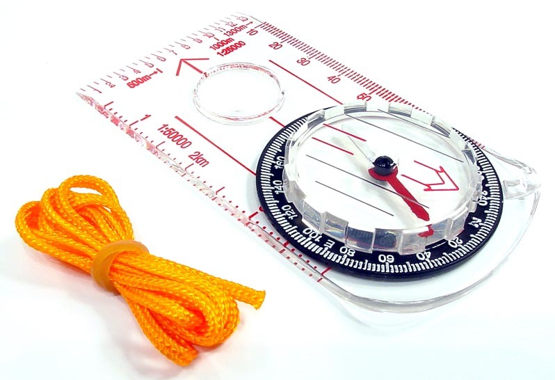 RUKO Liquid filled Map Compass with Lanyard C-110