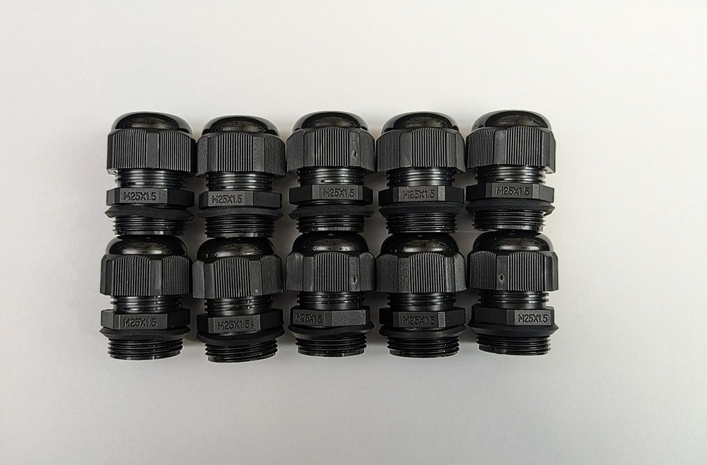 Pack of (10) M25X1.5 Cable Glands