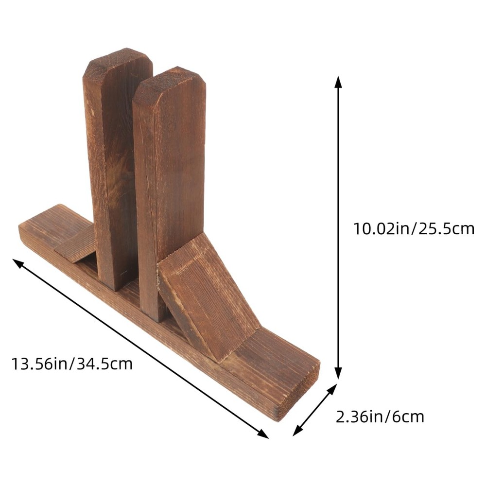 Solid Wood Screen Base for Room Divider Panel Wooden Partition Stand Support ...