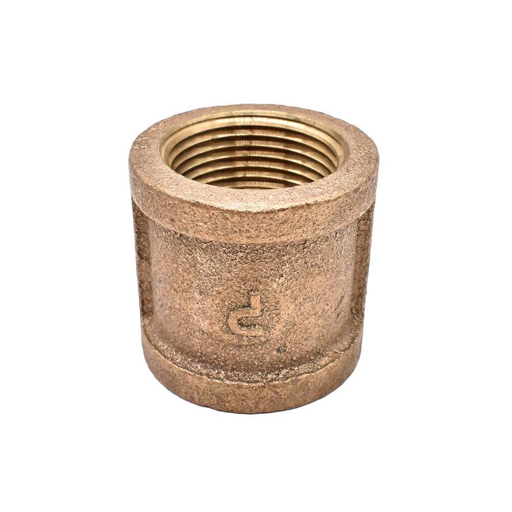 Thrifco 9318018 1/4 inch Brass Coupling