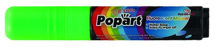 Neon Marker, Deluxe Plus, Green (12 Each)