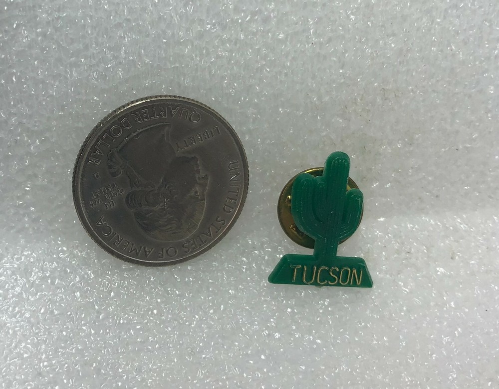 Tucson Cactus Plastic Pin