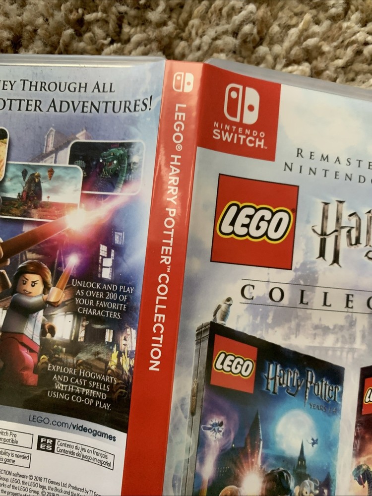 Empty Replacement Case & Artwork ONLY! Lego Harry Potter Collection - Switch