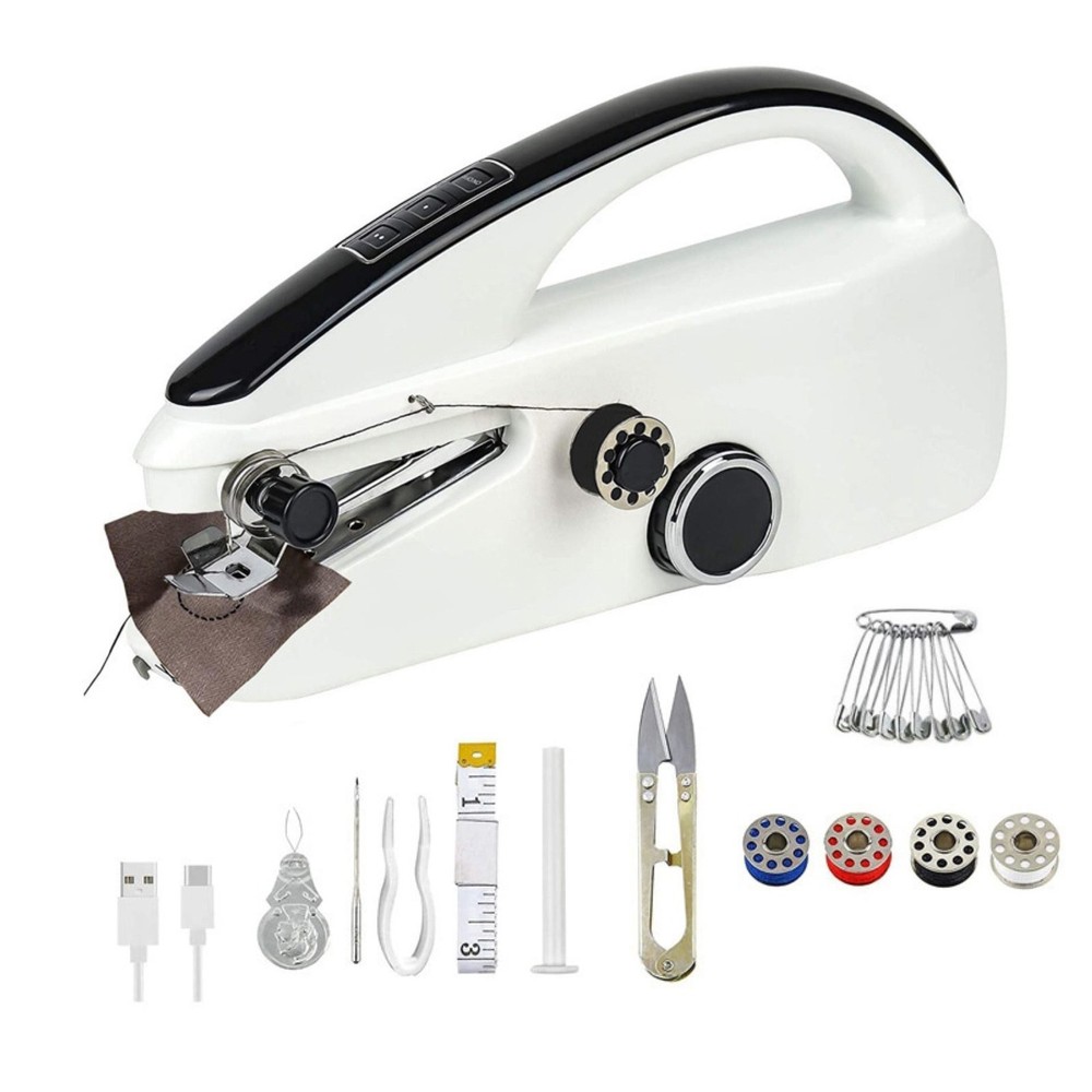 Sewing Machine W/Complete Accessories Multi-fabric Compatibility Home DIY Tool